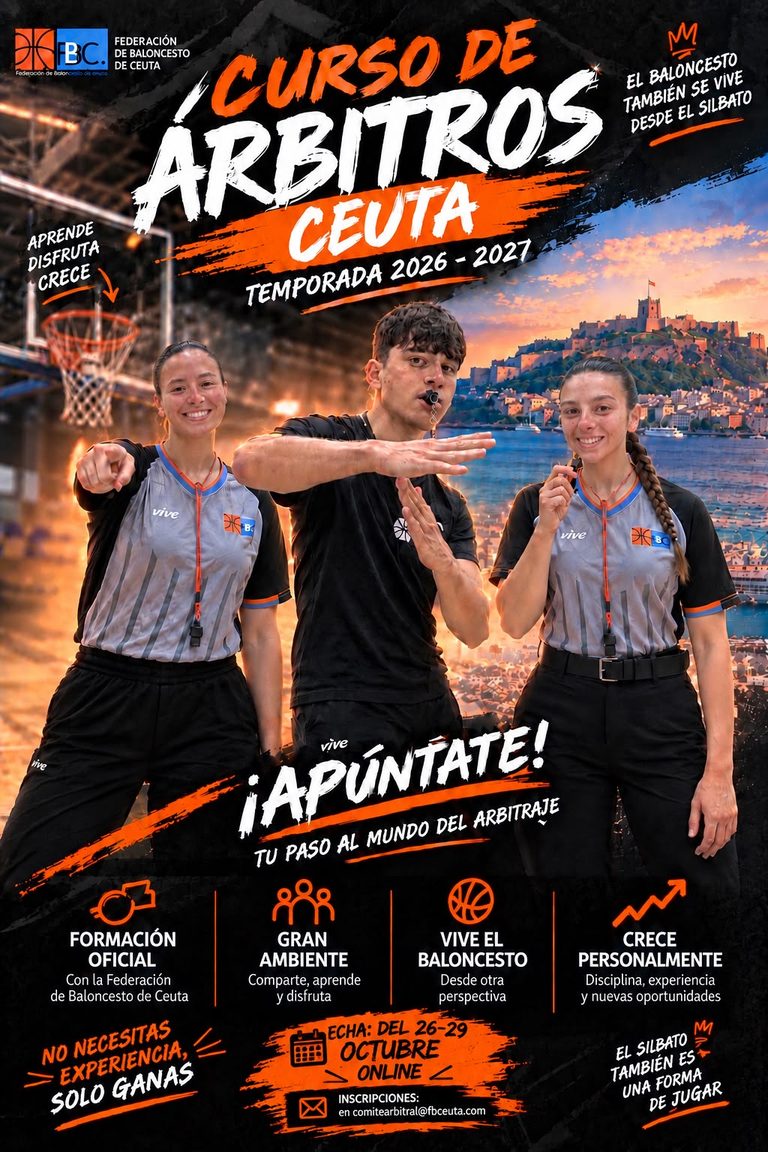 Curso de Árbitros de Baloncesto 2026/2027